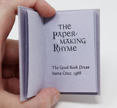 The Papermaking Rhyme