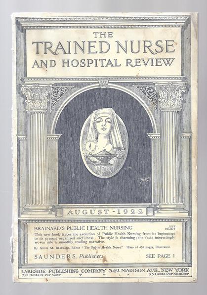 The Trained Nurse and Hospital Review, August 1922