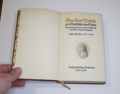 Goethes Briefe an Charlotte von Stein. Herausgegeben von Jonas Fränkel. Kritische Gesamtausgabe. 3 Bände.